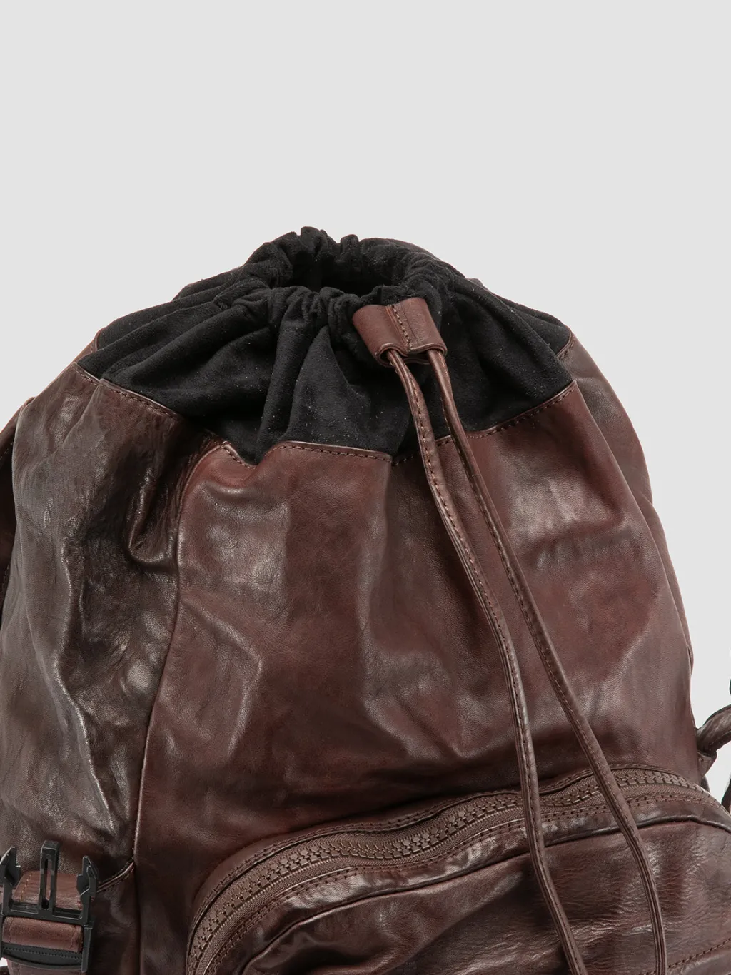 Women Officine Creative RECRUIT 006 - Brown Leather Backpack