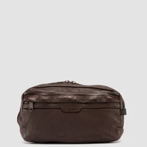 Officine Creative RECRUIT 009 - Brown Leather Waist Pack