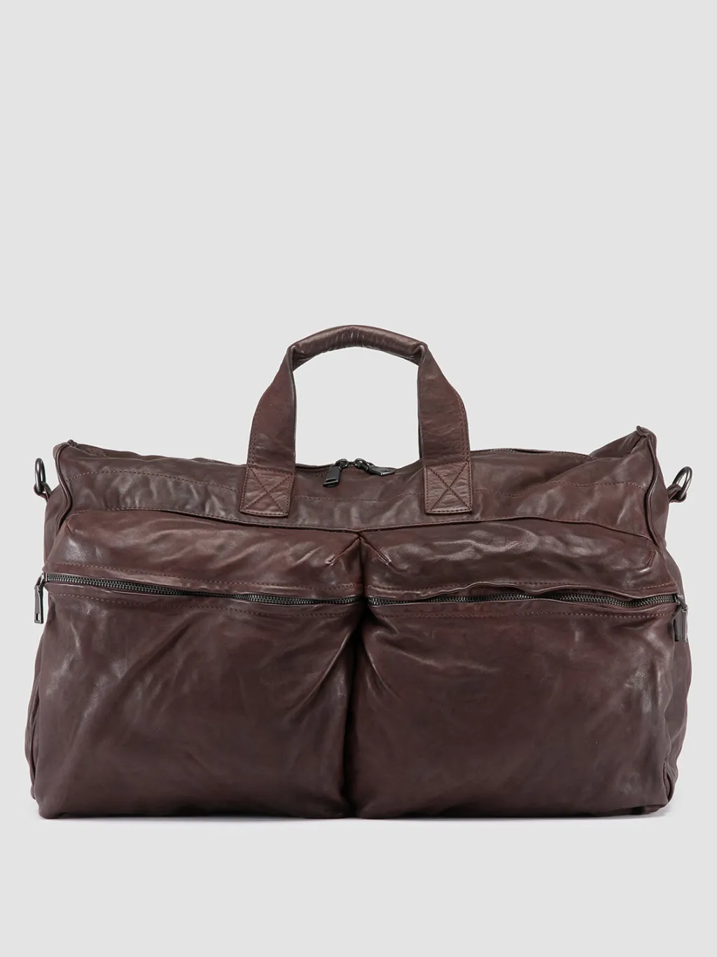 Officine Creative RECRUIT 013 - Leather Weekend Bag