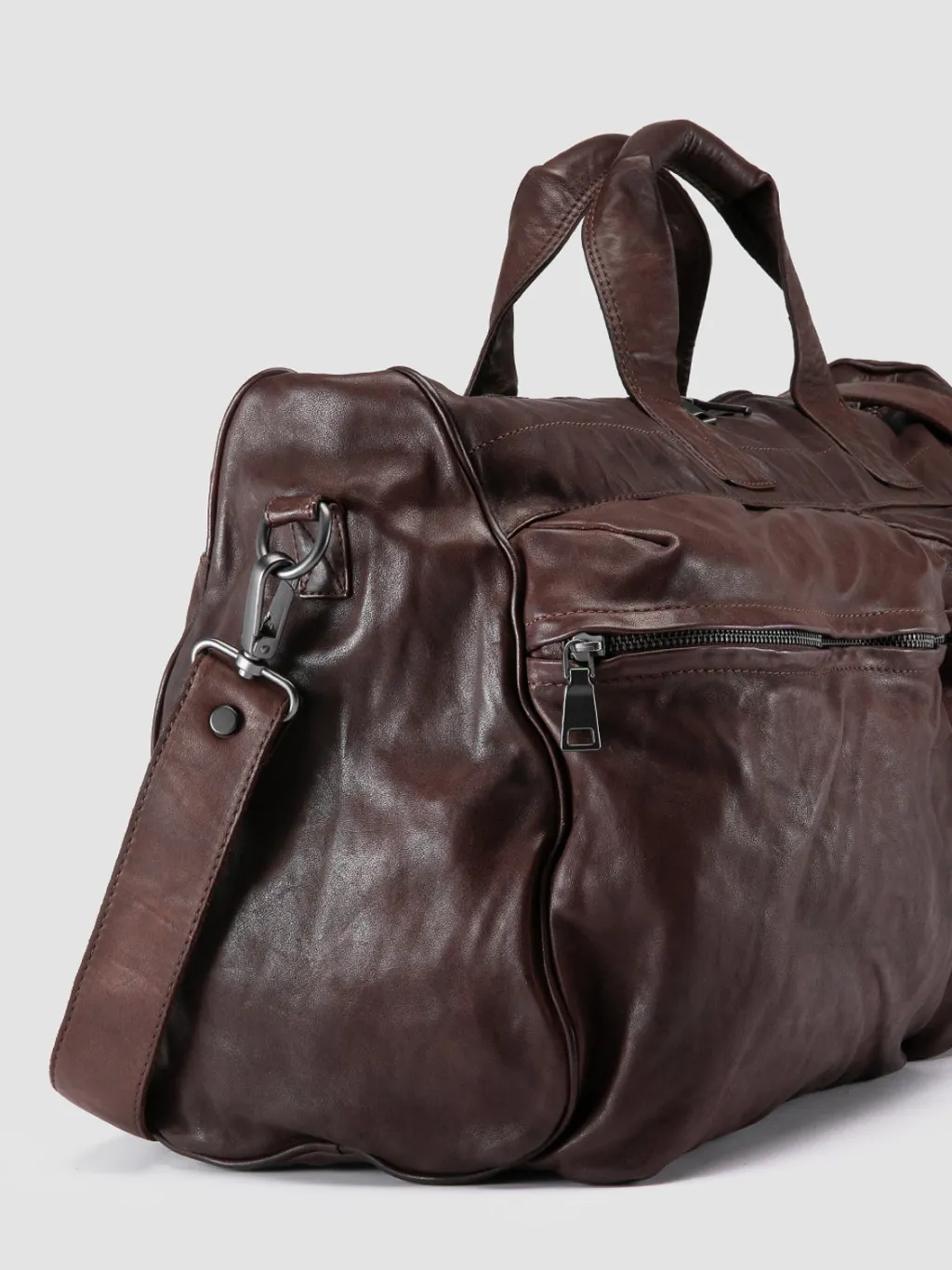 Officine Creative RECRUIT 013 - Leather Weekend Bag