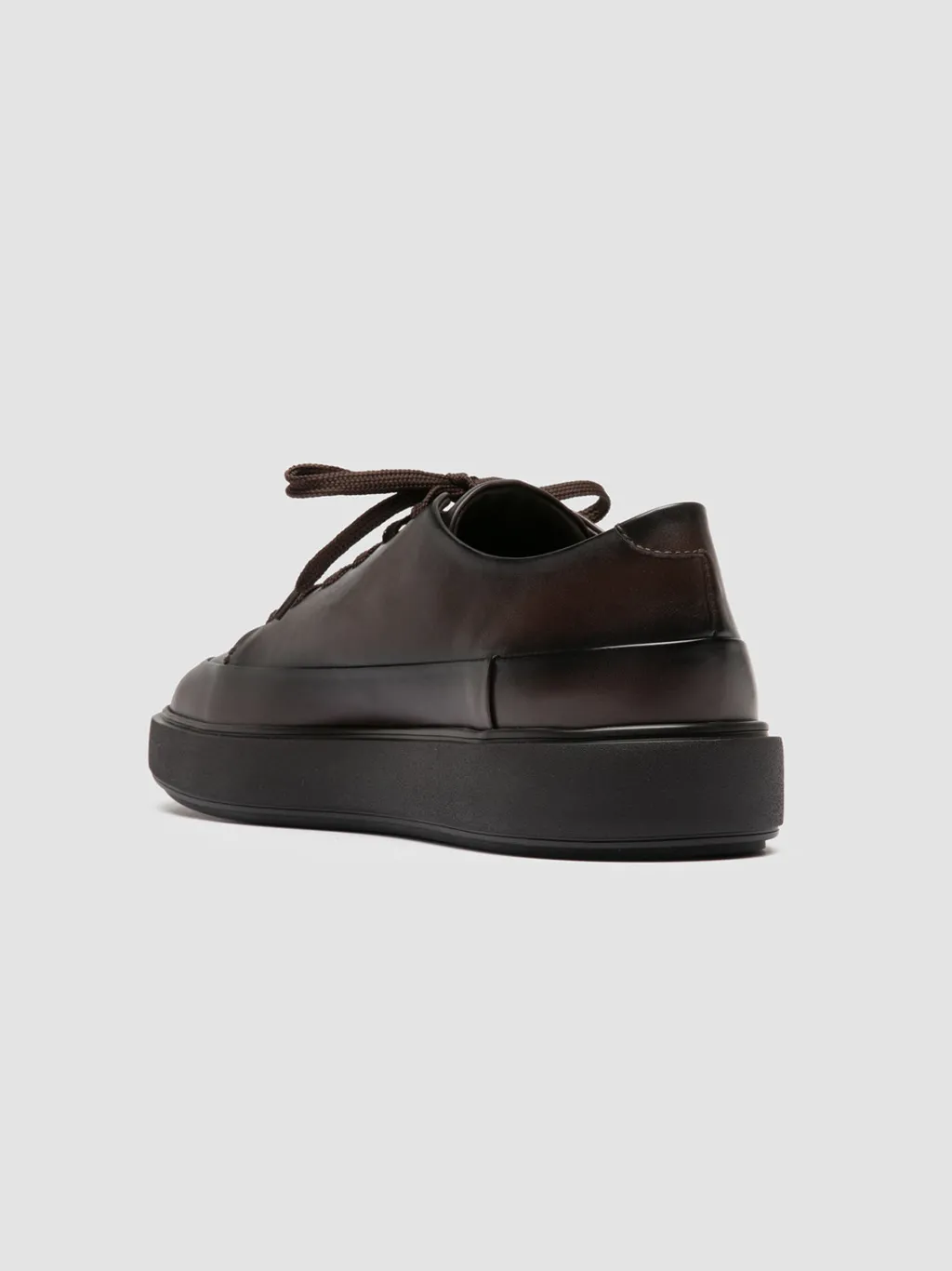 Officine Creative RELEASE 001 - Brown Leather Low Top Sneakers