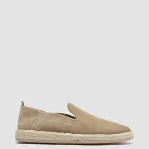 Officine Creative ROPED 002 - Brown Suede Slip Ons