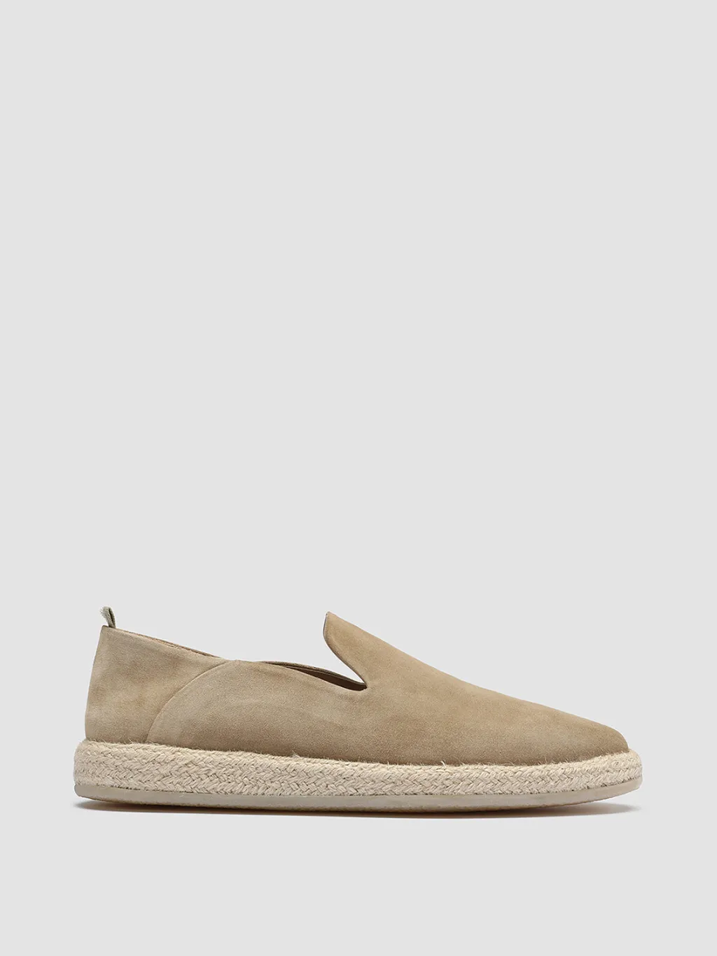 Officine Creative ROPED 002 - Brown Suede Slip Ons