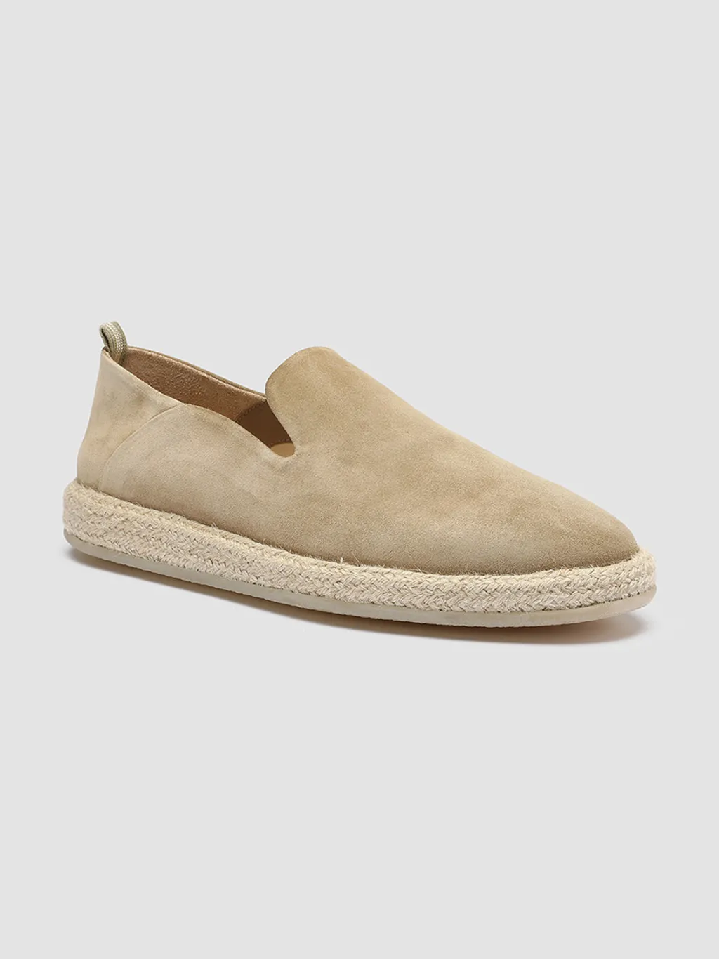 Officine Creative ROPED 002 - Brown Suede Slip Ons
