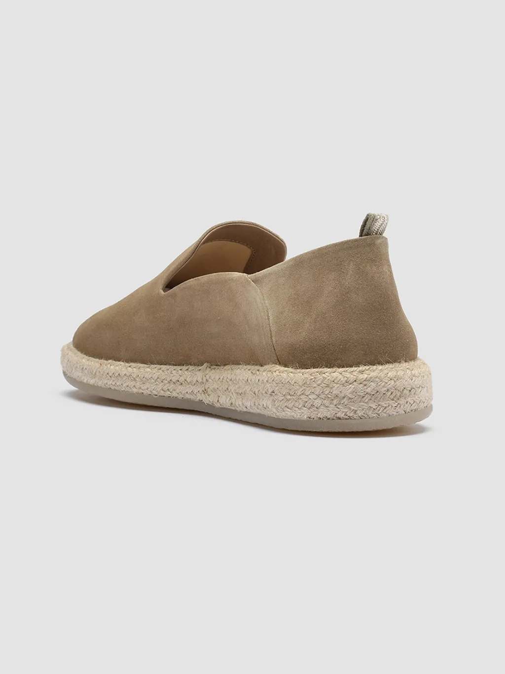 Officine Creative ROPED 002 - Brown Suede Slip Ons