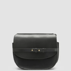 Women Officine Creative SADDLE 011 - Black Leather Crossbody Bag