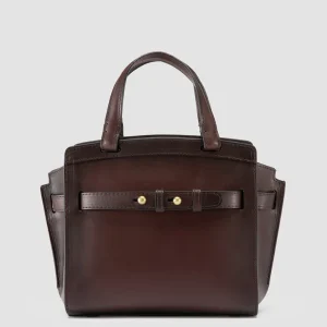 Women Officine Creative SADDLE 009 - Brown Leather Hand Bag