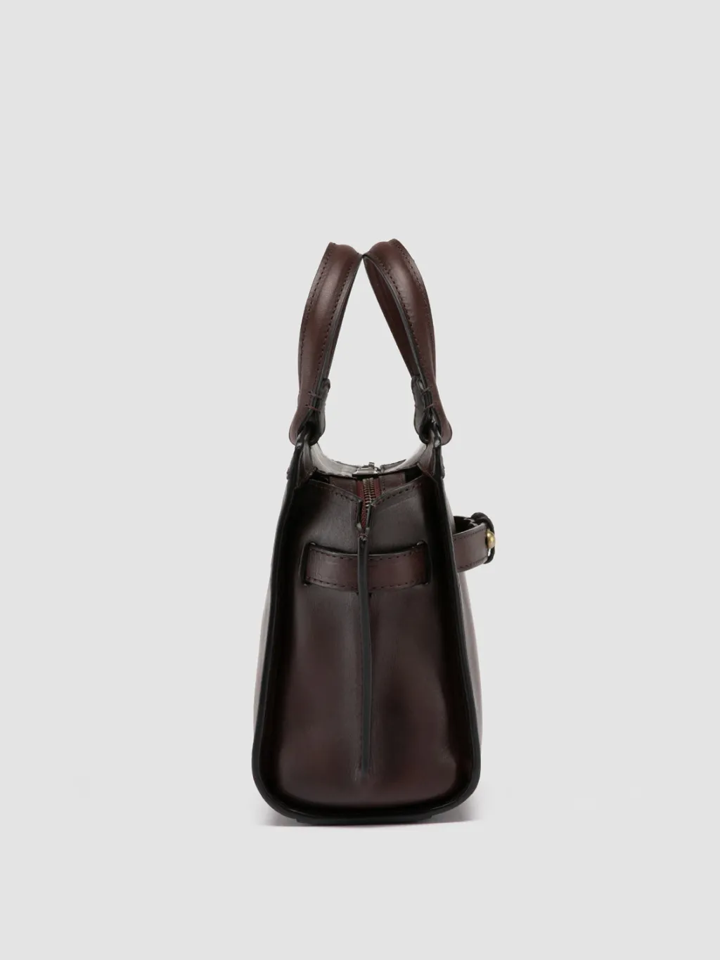 Women Officine Creative SADDLE 009 - Brown Leather Hand Bag