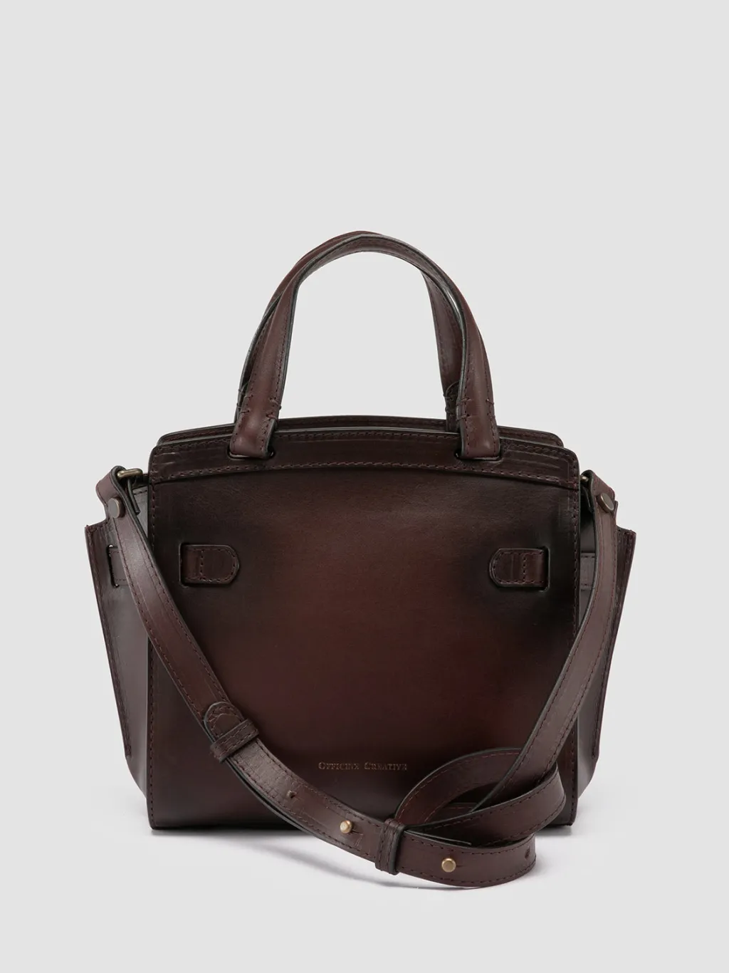 Women Officine Creative SADDLE 009 - Brown Leather Hand Bag