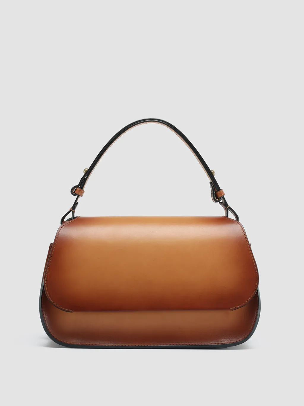 Women Officine Creative SADDLE 012 - Brown Leather Hobo Bag