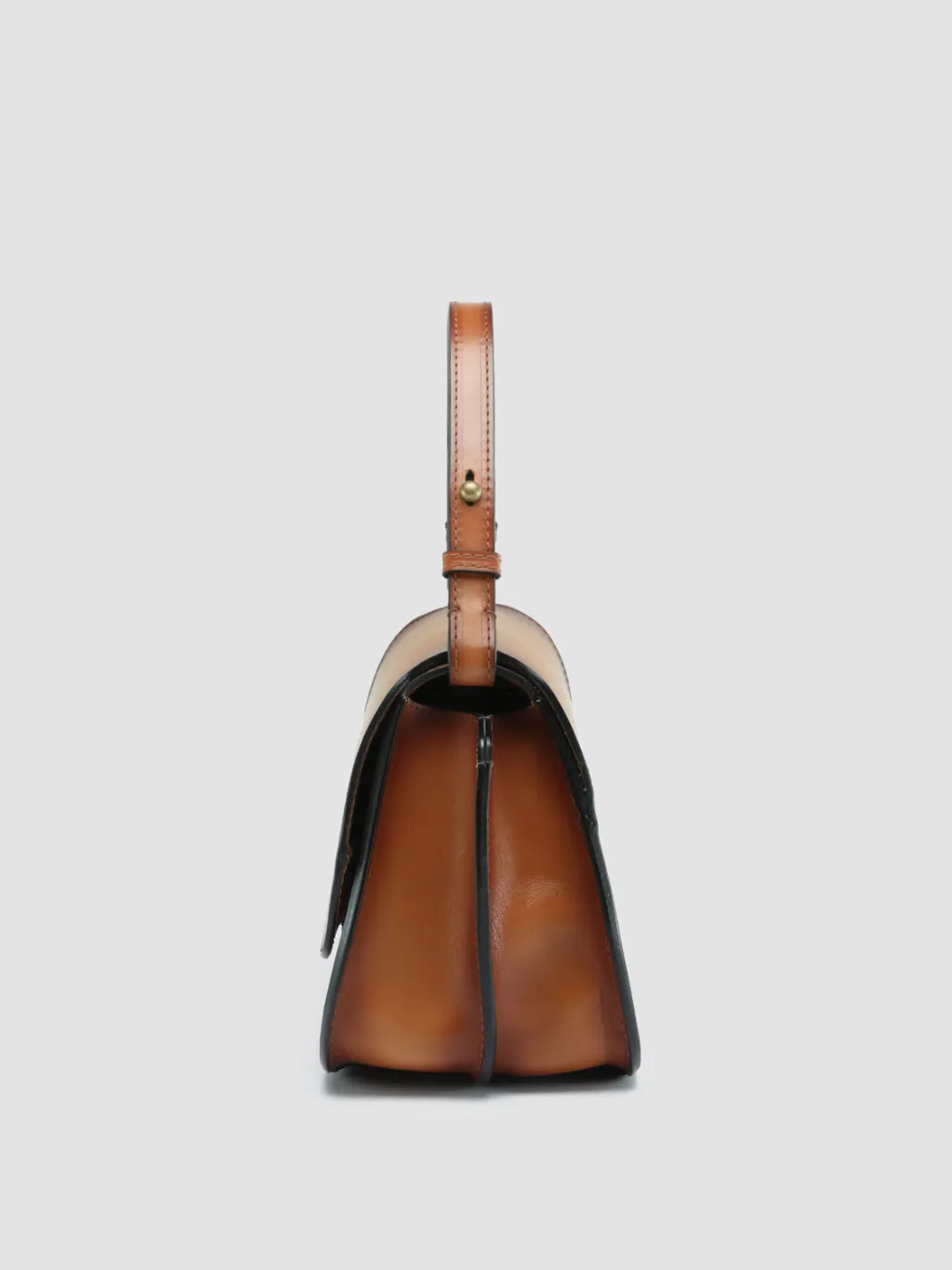 Women Officine Creative SADDLE 012 - Brown Leather Hobo Bag