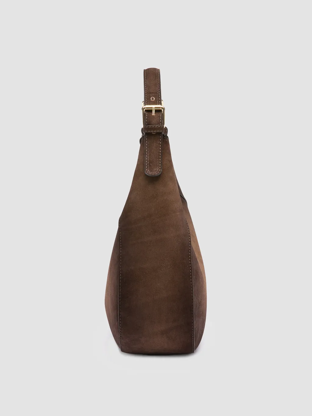 Women Officine Creative SADDLE 021 - Green Suede Handle Bag