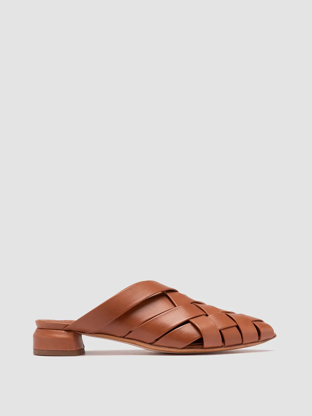 Women Officine Creative SAGE 105 - Brown Leather Mule Sandals