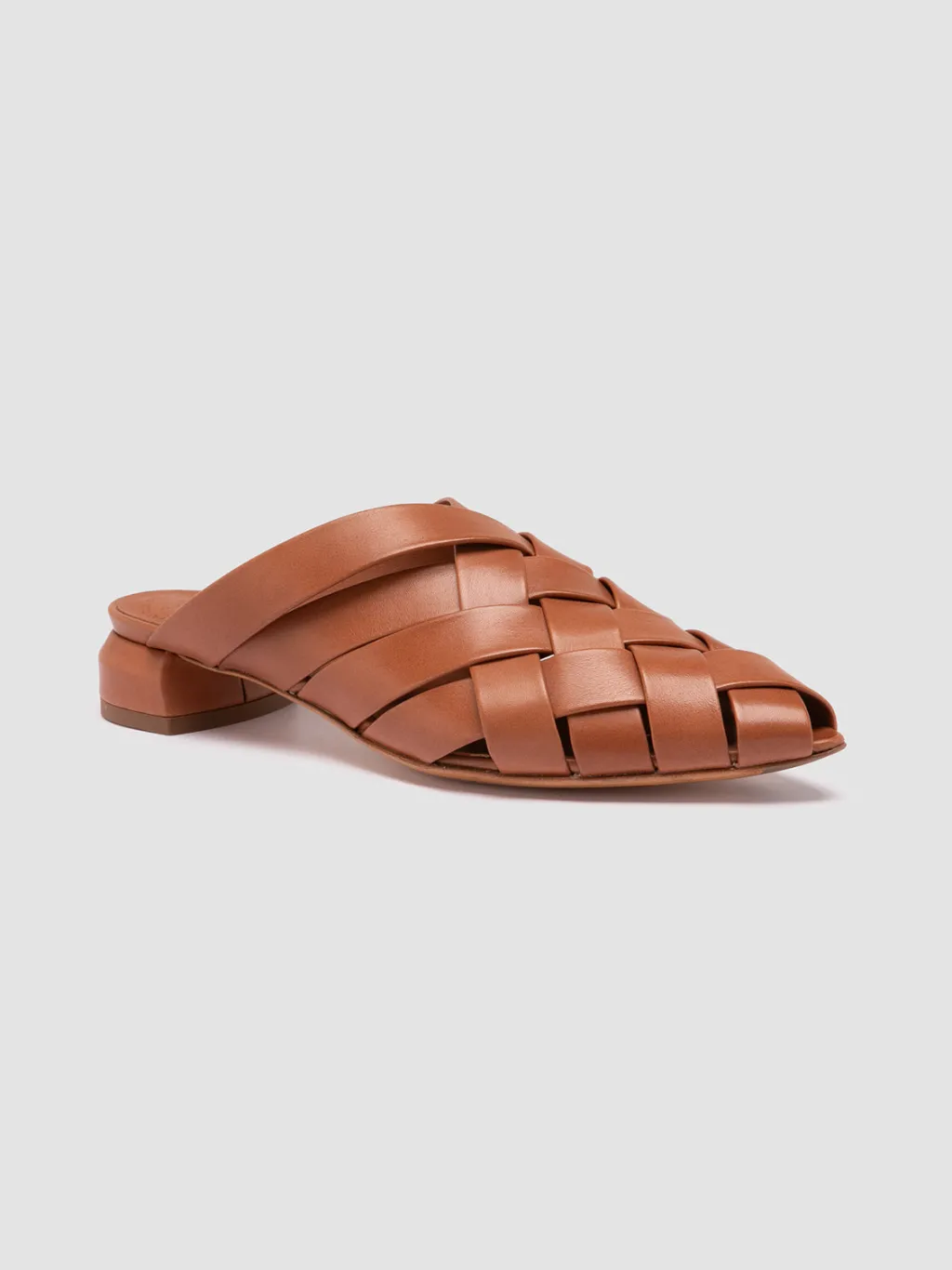 Women Officine Creative SAGE 105 - Brown Leather Mule Sandals