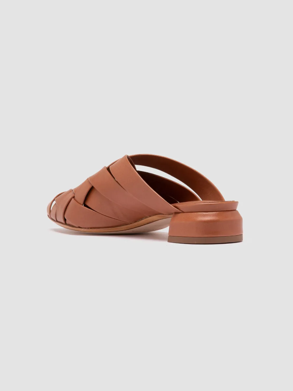Women Officine Creative SAGE 105 - Brown Leather Mule Sandals