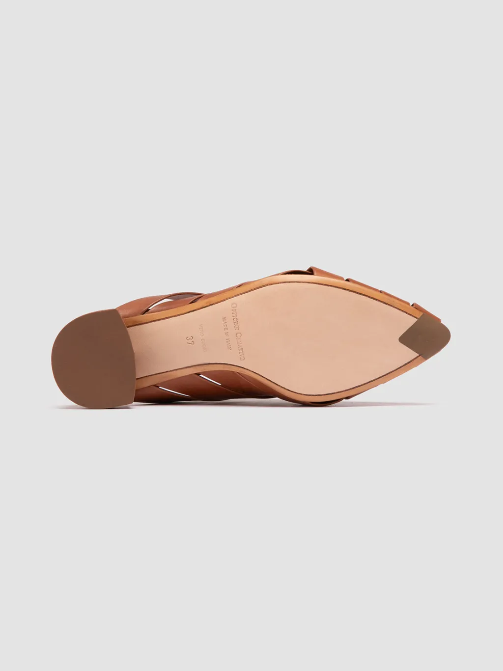 Women Officine Creative SAGE 105 - Brown Leather Mule Sandals