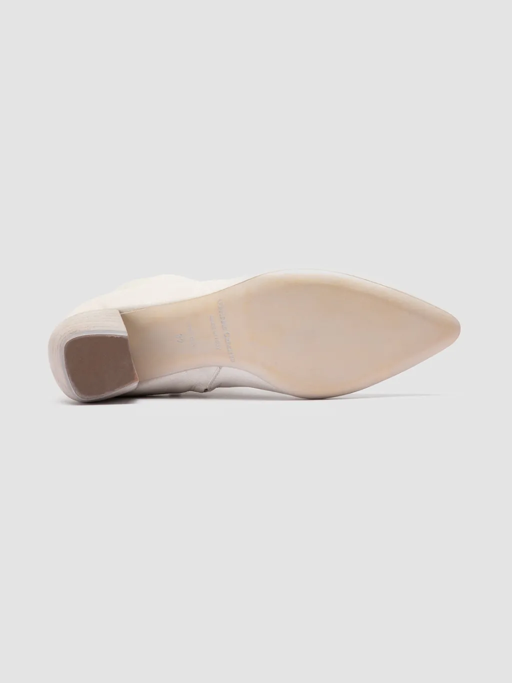 Women Officine Creative SALLY 030 - White Leather Zip Boots