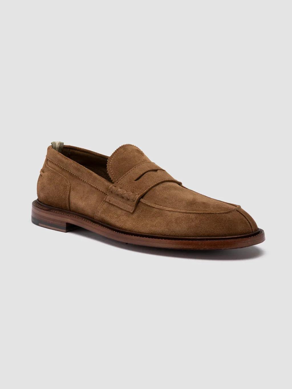 Officine Creative SAX 001 - Brown Suede Penny Loafers