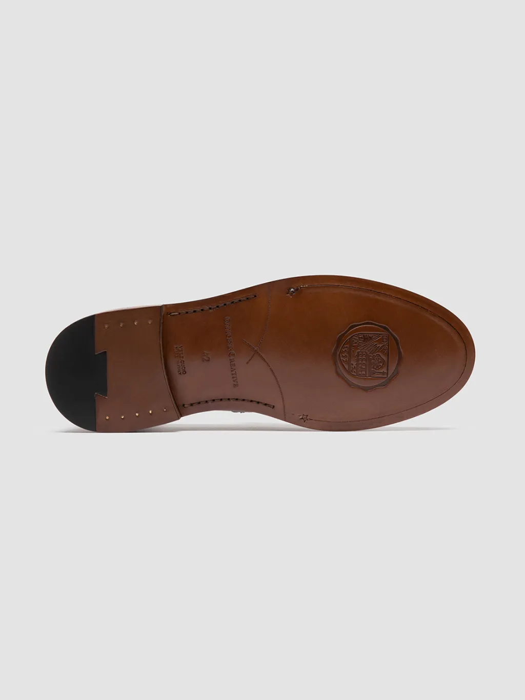 Officine Creative SAX 001 - Brown Suede Penny Loafers