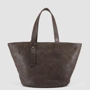 Women Officine Creative SHELBY 002 - Brown Leather Shoulder Bag