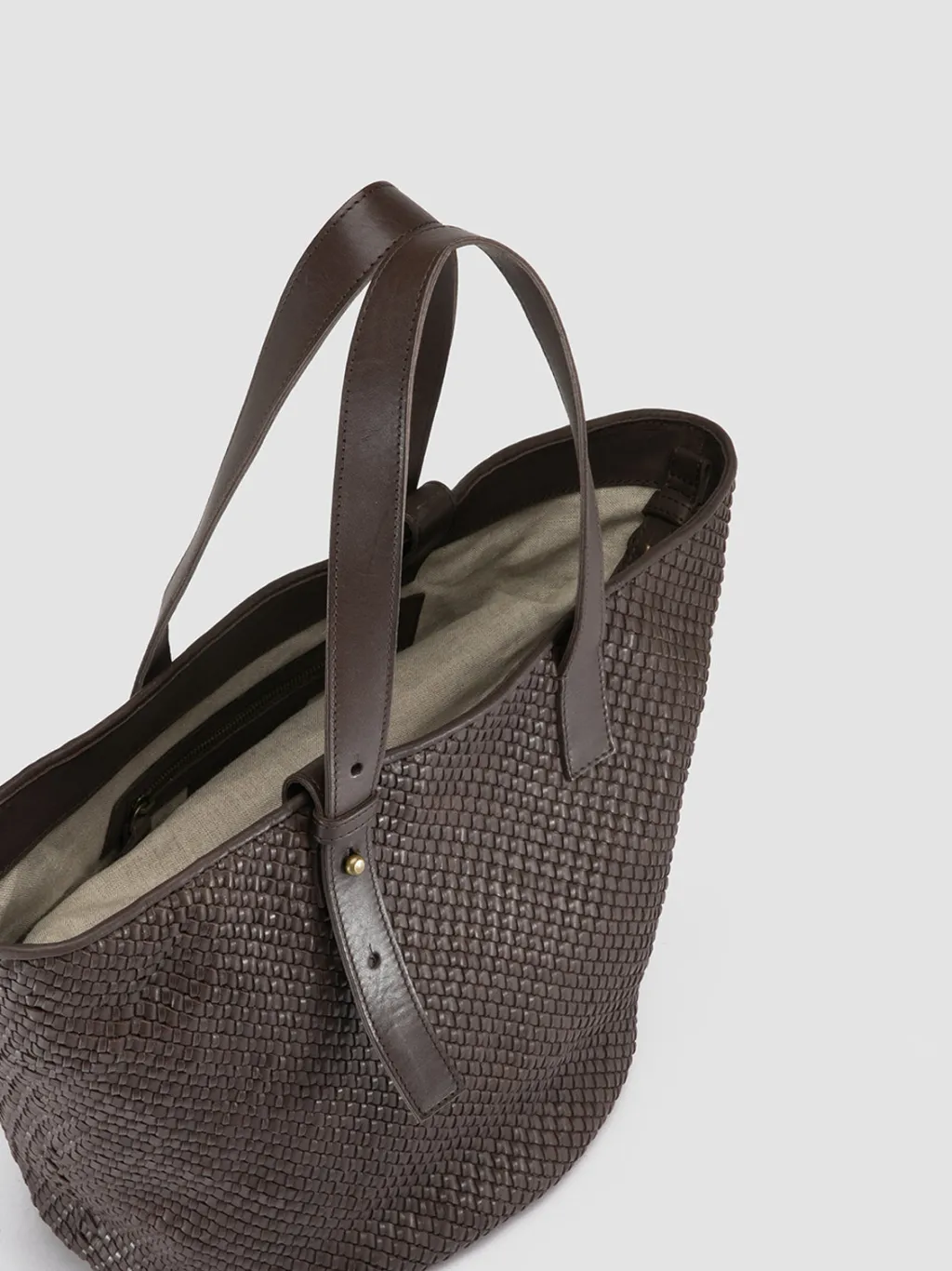 Women Officine Creative SHELBY 002 - Brown Leather Shoulder Bag