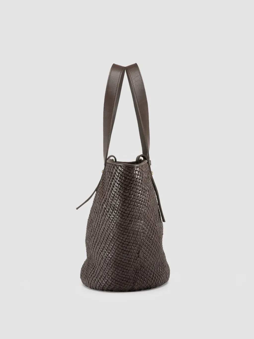 Women Officine Creative SHELBY 002 - Brown Leather Shoulder Bag