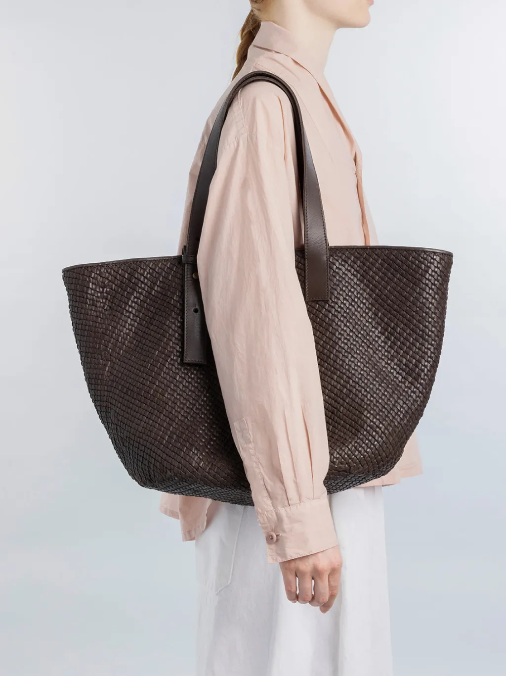 Women Officine Creative SHELBY 002 - Brown Leather Shoulder Bag