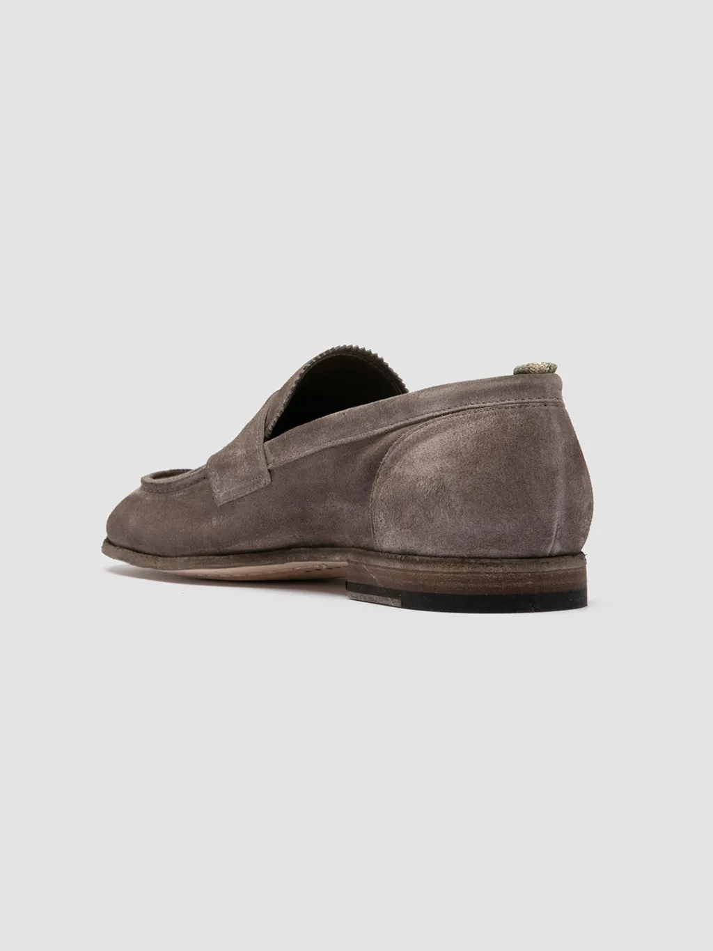 Officine Creative SOLITUDE 001 - Taupe Suede Penny Loafers