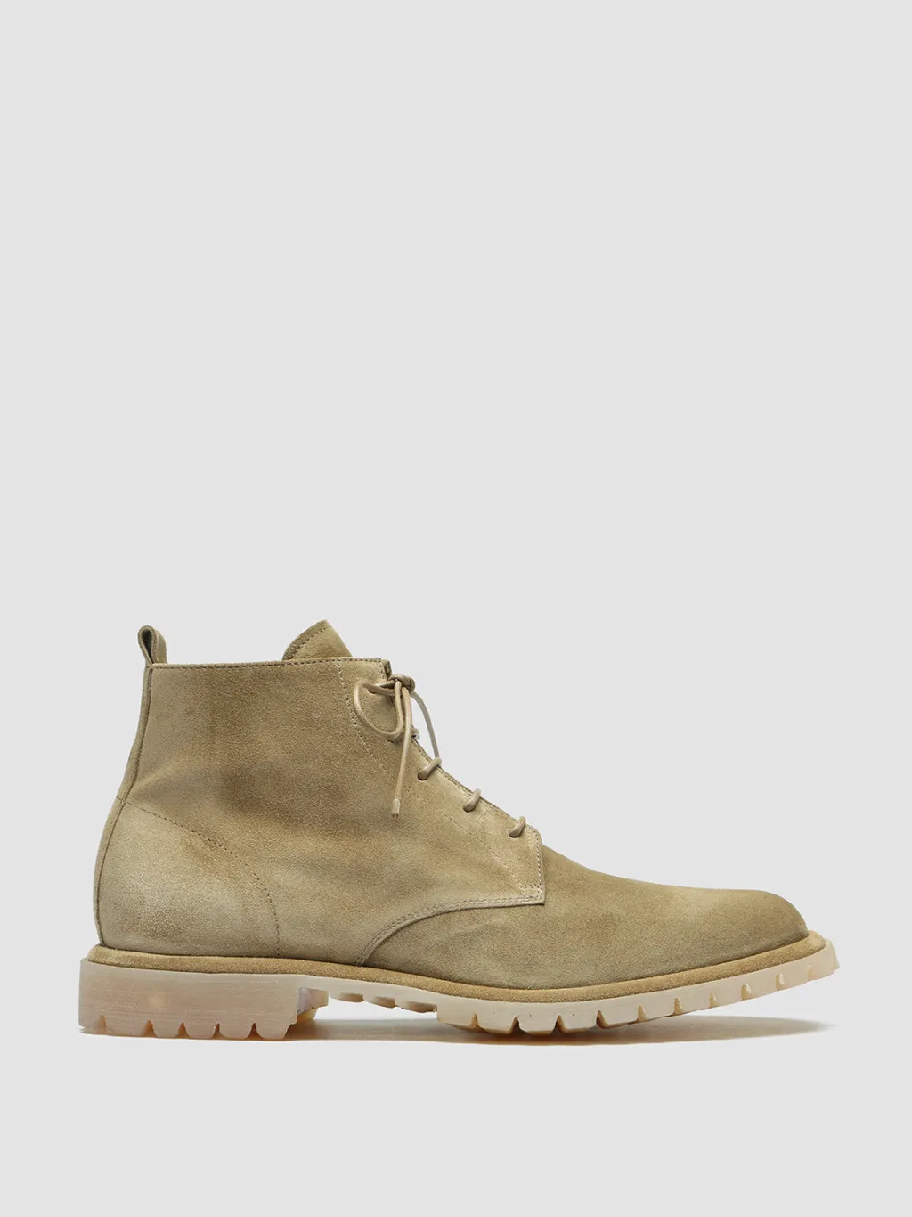 Officine Creative SPECTACULAR 002 - Brown Suede Lace-Up Boots