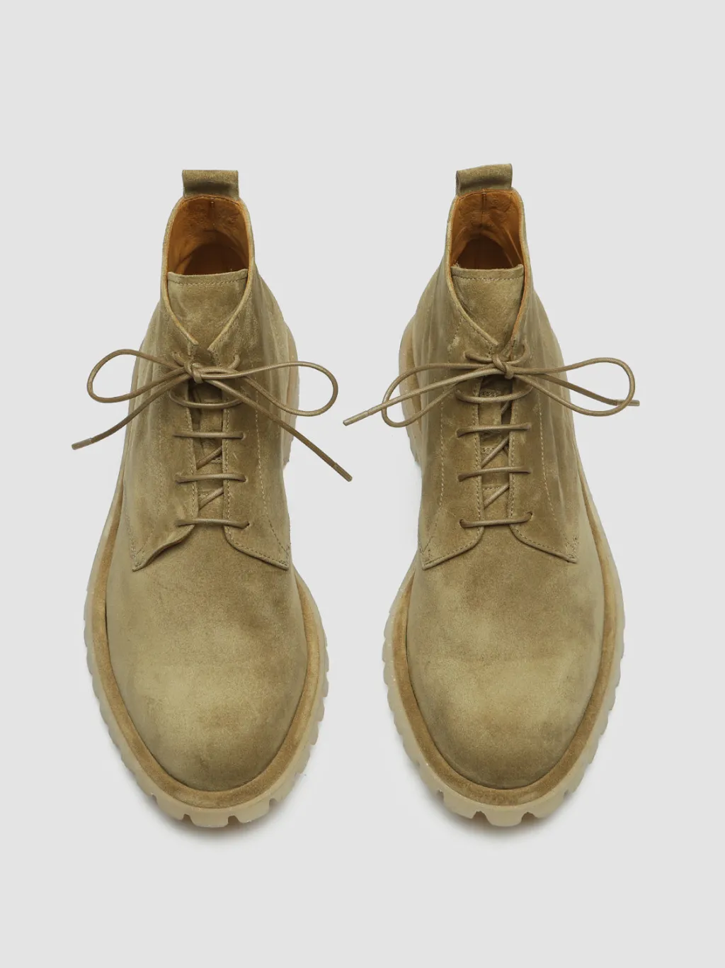 Officine Creative SPECTACULAR 002 - Brown Suede Lace-Up Boots
