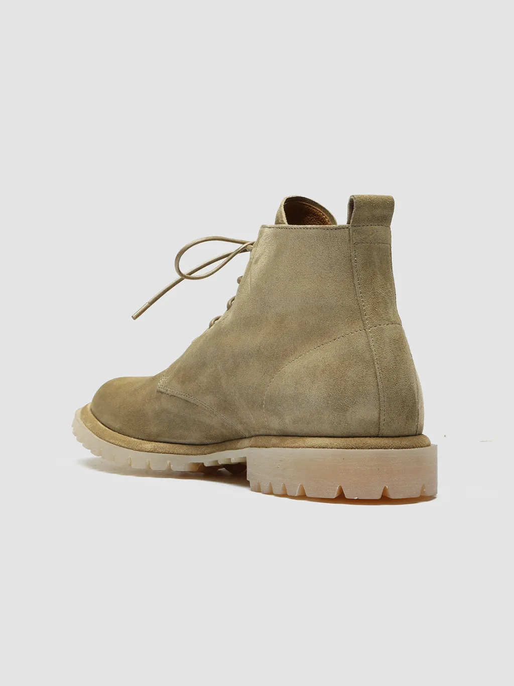 Officine Creative SPECTACULAR 002 - Brown Suede Lace-Up Boots
