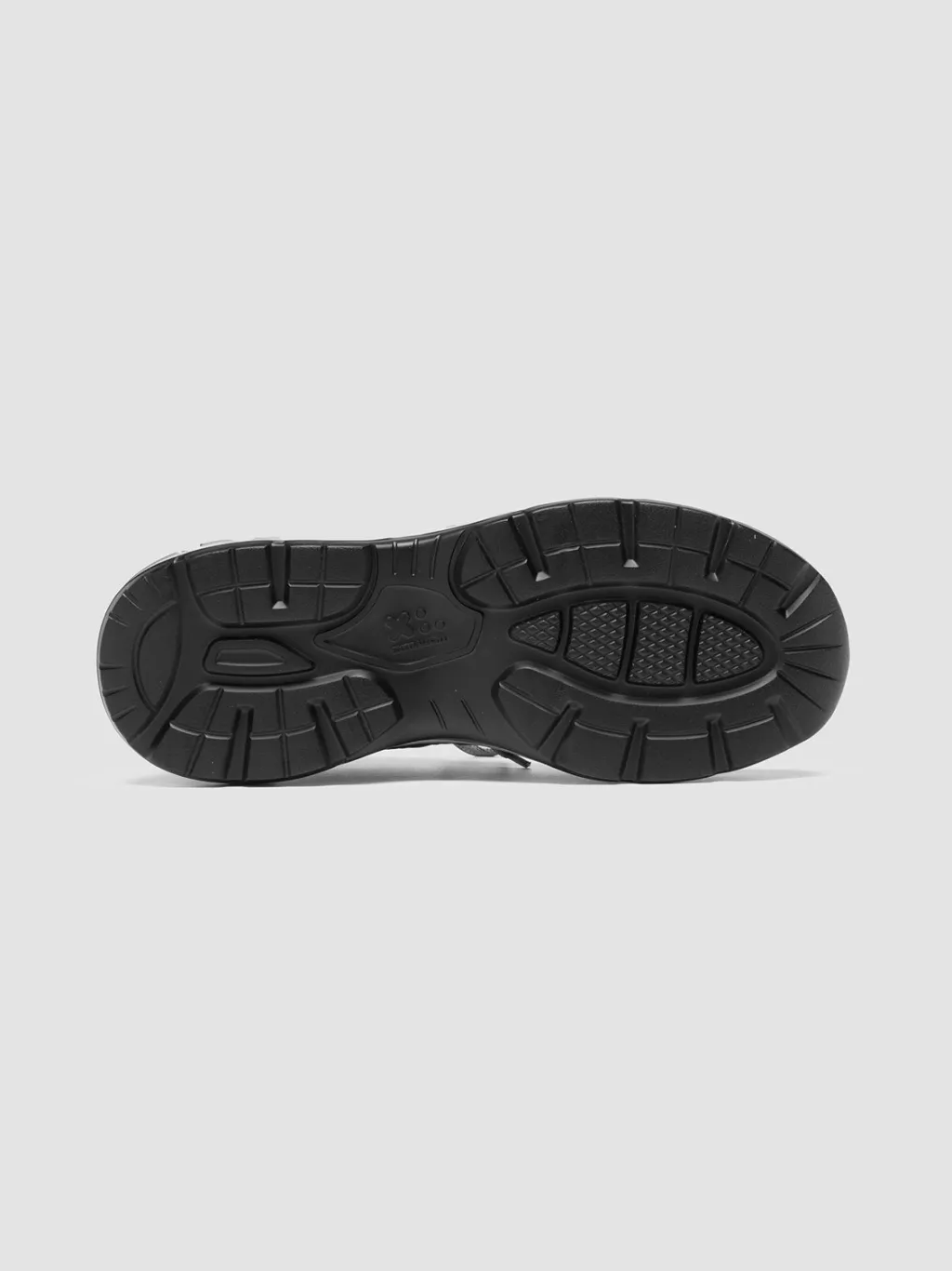 Officine Creative SUPURBIA 001 - Grey Leather And Suede Low Top Sneakers