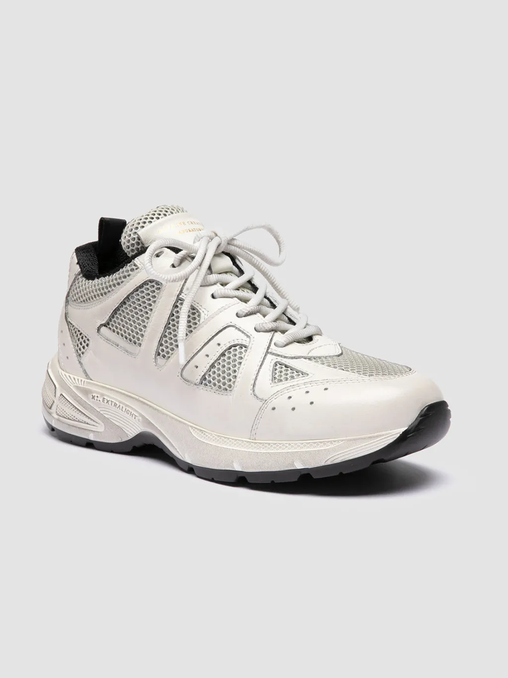 Women Officine Creative SUPURBIA 101 - White Leather & Mesh Low Top Sneakers