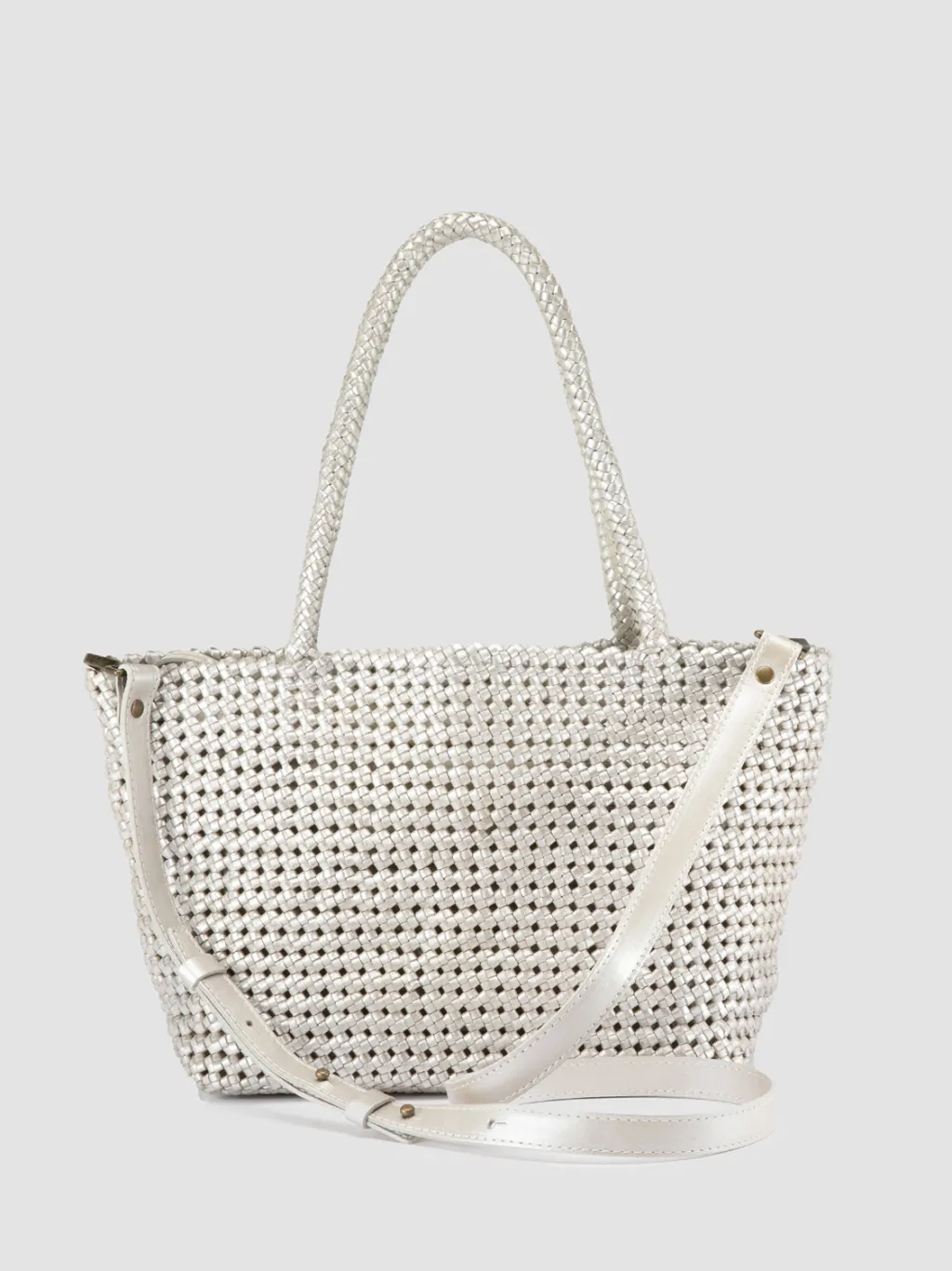 Women Officine Creative SUSAN 009 - Woven Leather Shoulder Bag