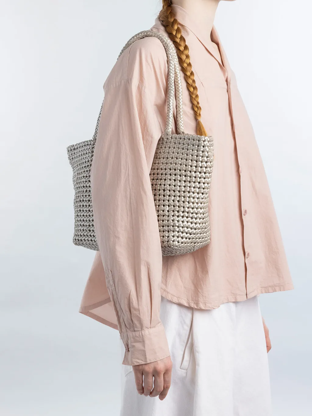 Women Officine Creative SUSAN 009 - Woven Leather Shoulder Bag