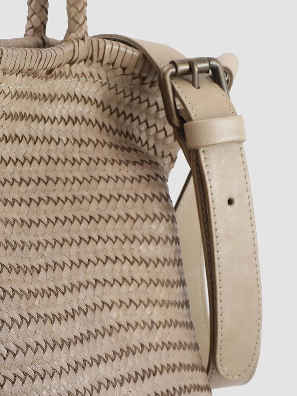 Women Officine Creative SUSAN 01 - Taupe Leather Tot Bag