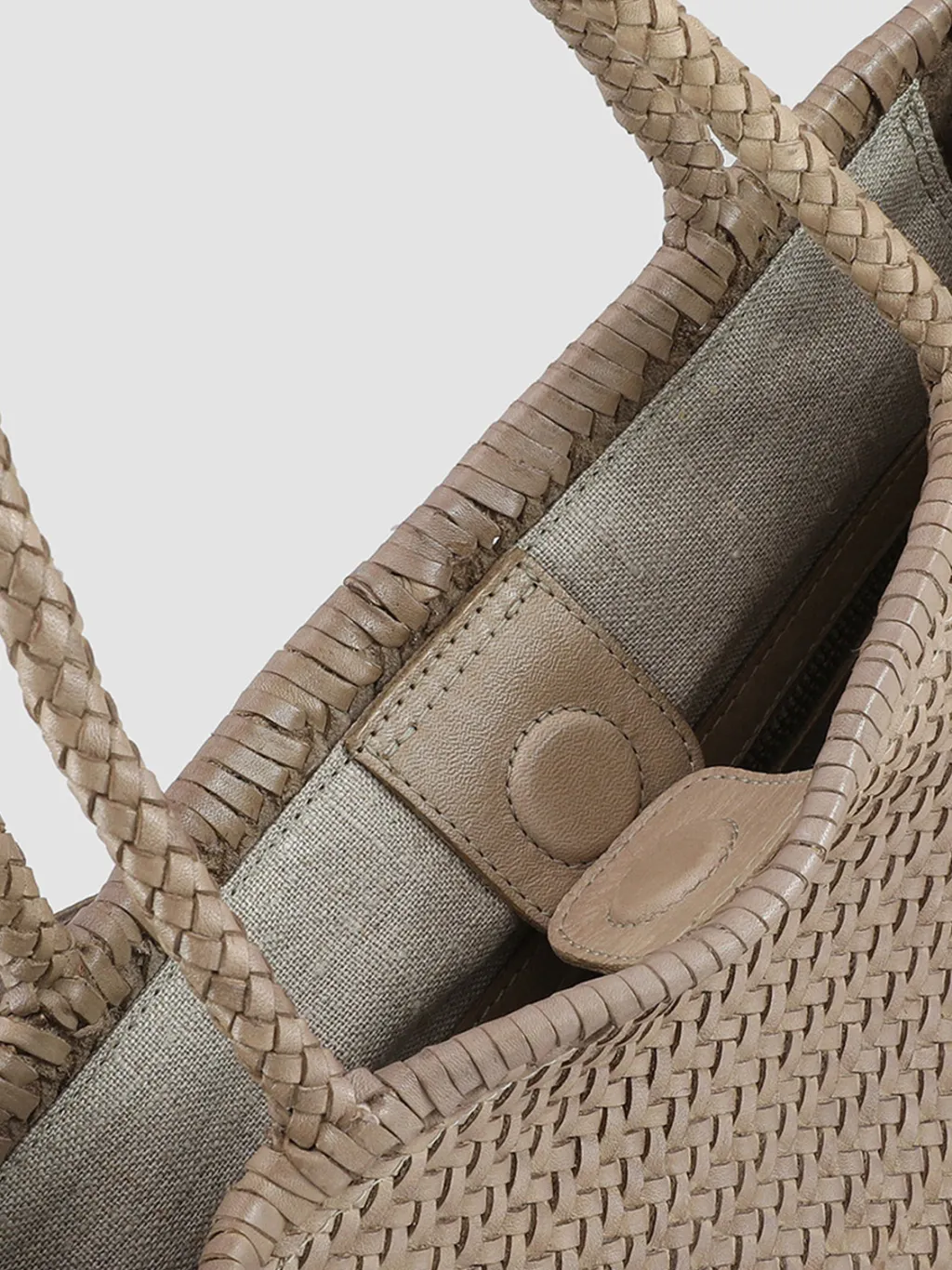 Women Officine Creative SUSAN 01 - Taupe Leather Tot Bag