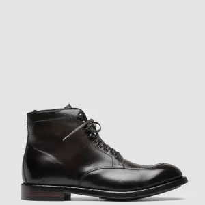 Officine Creative TEMPLE 006 - Brown Leather Ankle Boots