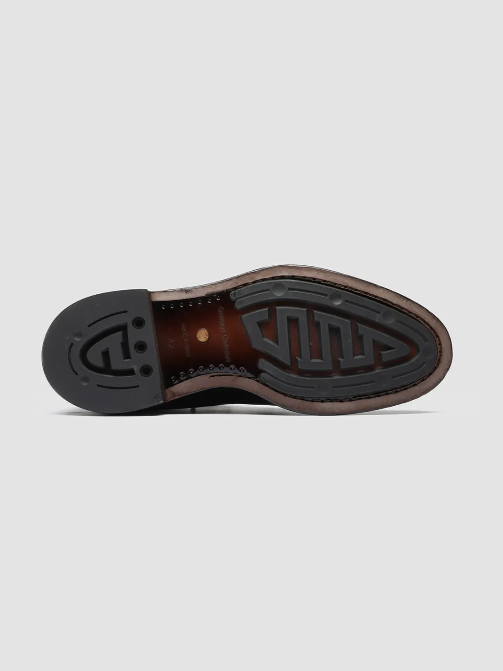 Officine Creative TEMPLE 006 - Brown Leather Ankle Boots