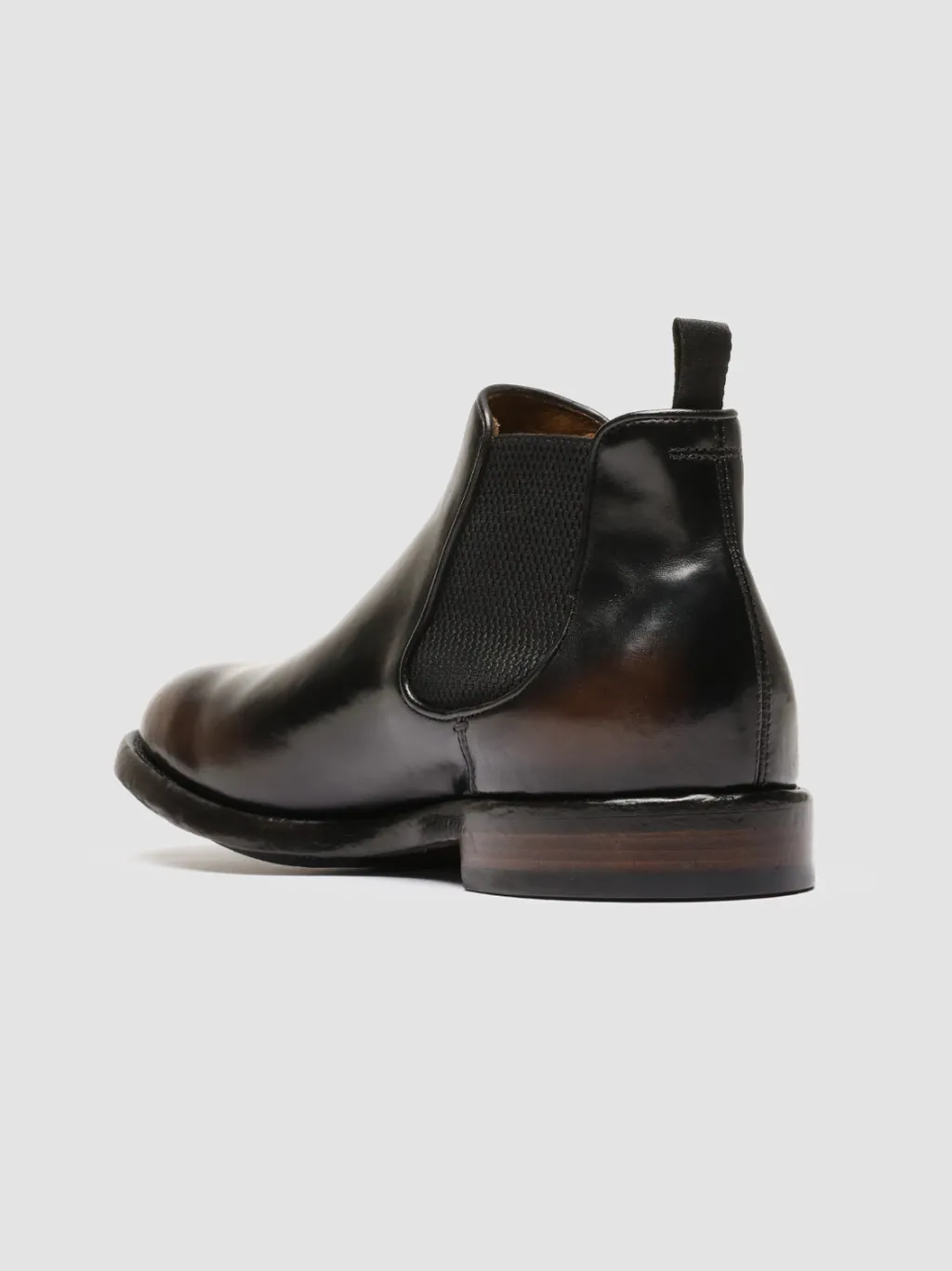 Officine Creative TEMPLE 008 - Brown Leather Chelsea Boots