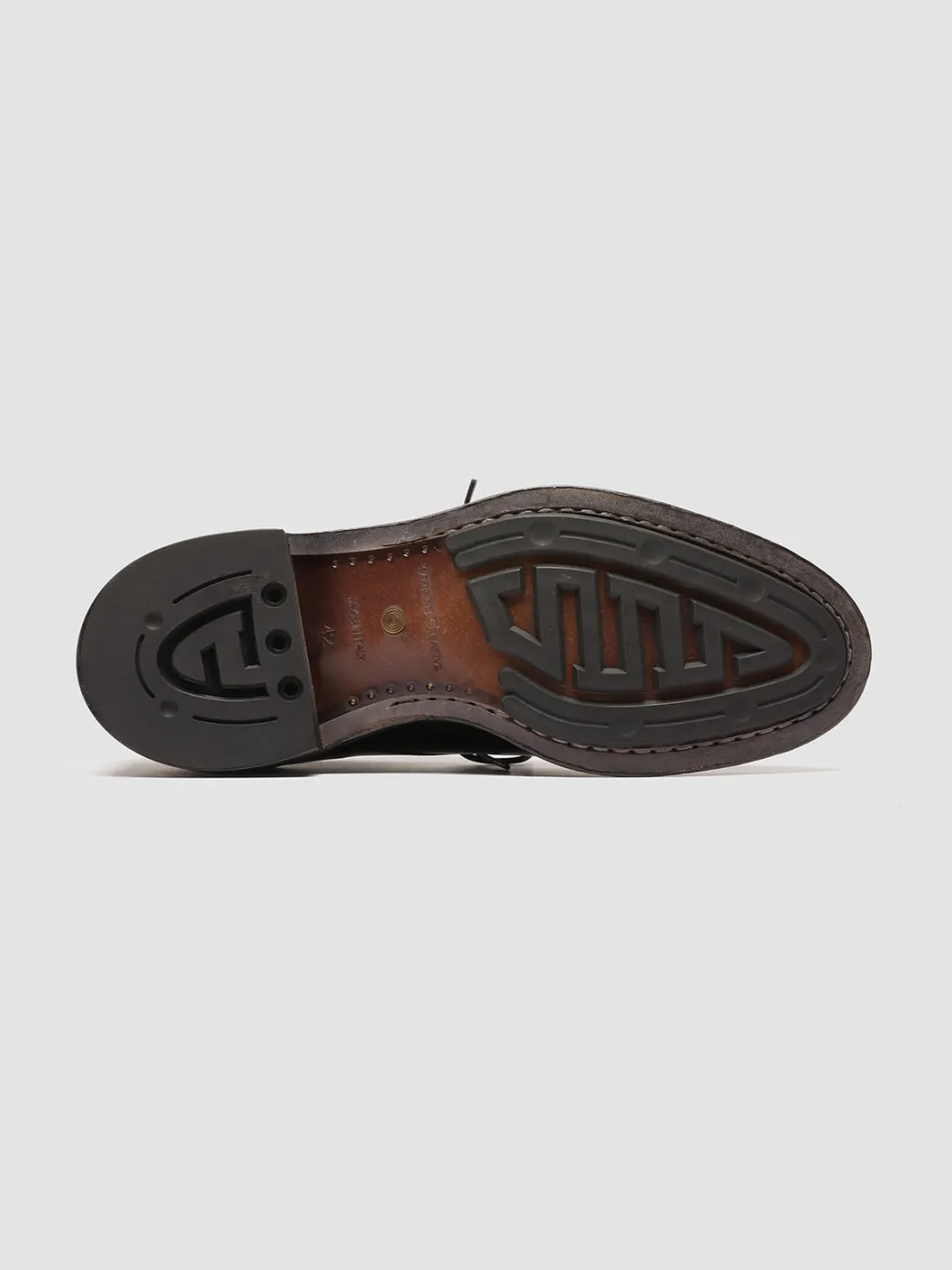 Officine Creative TEMPLE 008 - Brown Leather Chelsea Boots