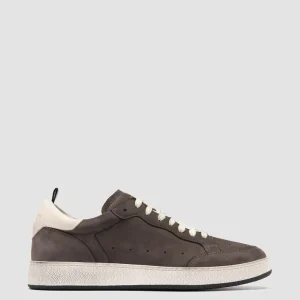 Officine Creative THE ANSWER 002 - Black Leather And Suede Low Top Sneakers