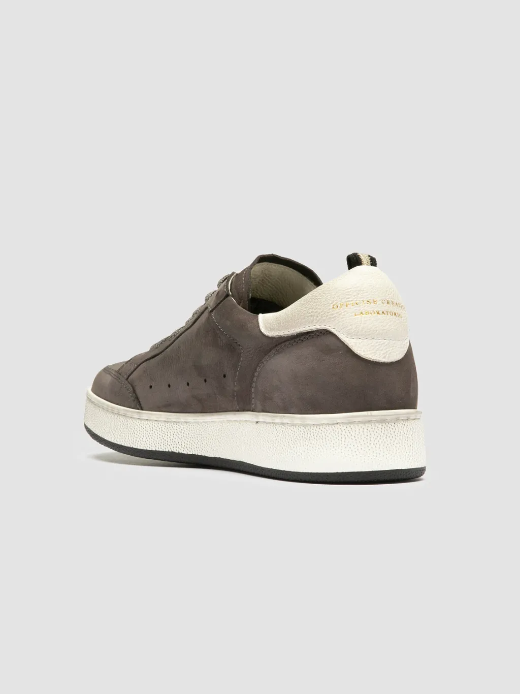 Women Officine Creative THE ANSWER 102 - Grey Nubuck Low Top Sneakers
