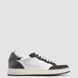 Officine Creative THE ANSWER 001 - Leather And Suede Low Top Sneakers
