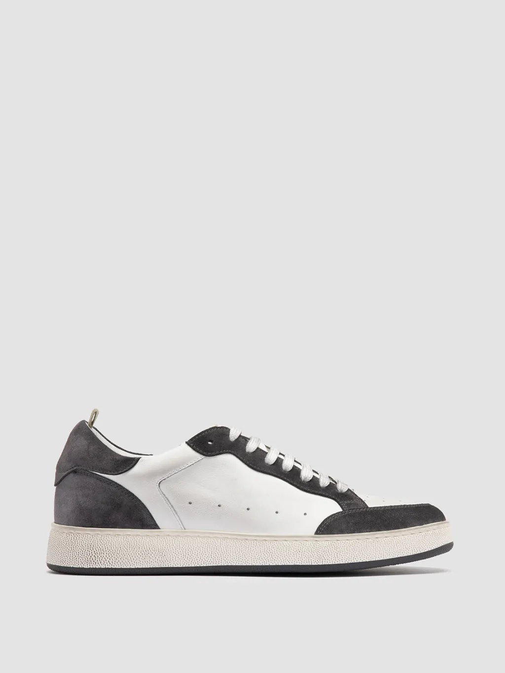 Officine Creative THE ANSWER 001 - Leather And Suede Low Top Sneakers