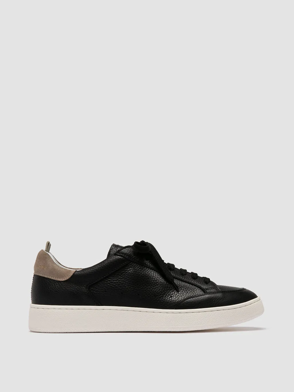 Officine Creative THE DIME 001 - Black Suede Low Top Sneakers