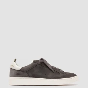 Officine Creative THE DIME 001 - Grey Suede Low Top Sneakers