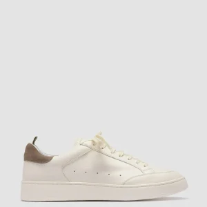 Officine Creative THE DIME 001 - White Suede Low Top Sneakers