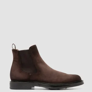 Officine Creative UNIFORM 005 - Brown Suede Chelsea Boots