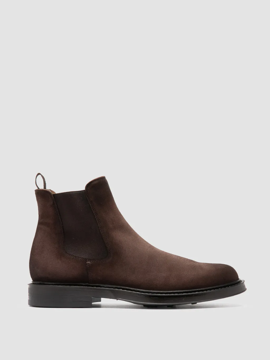 Officine Creative UNIFORM 005 - Brown Suede Chelsea Boots